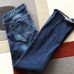 Express barely boot low rise jeans 6 short